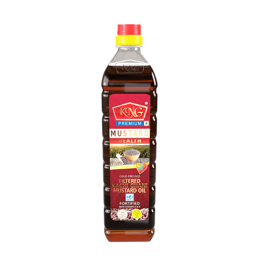 KNG Mustard Health Kachi Ghani Cooking Oil Front