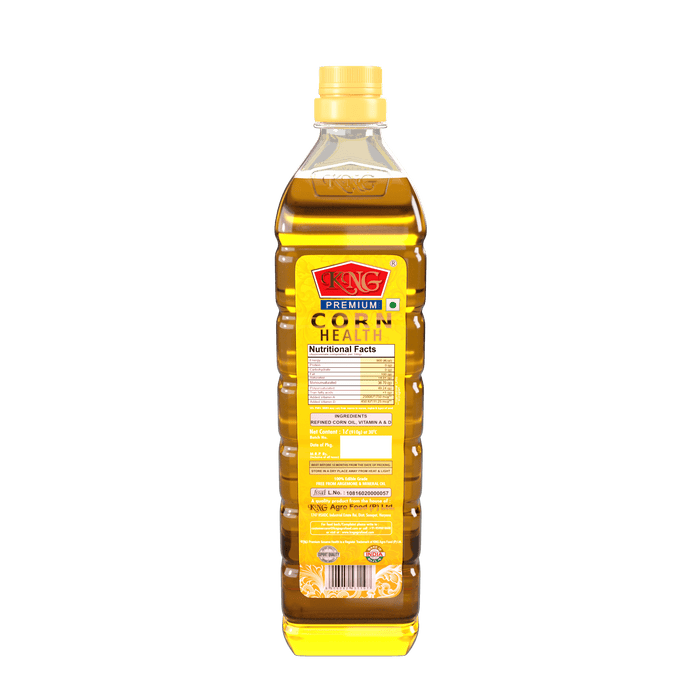 KNG Corn Health Refined Cooking Oil Back